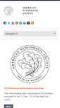 Mobile Screenshot of numismatics.org