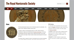 Desktop Screenshot of numismatics.org.uk