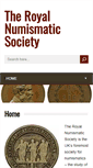 Mobile Screenshot of numismatics.org.uk